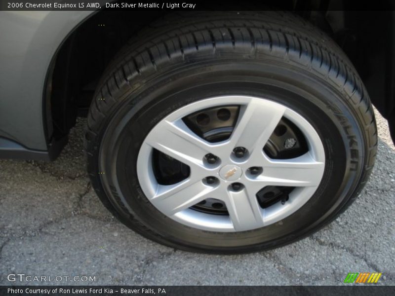 Dark Silver Metallic / Light Gray 2006 Chevrolet Equinox LS AWD