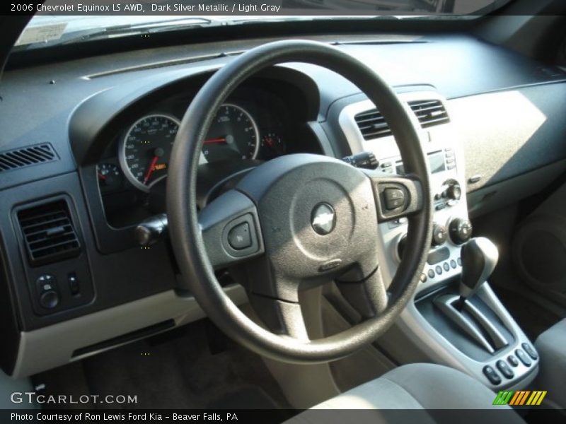 Dark Silver Metallic / Light Gray 2006 Chevrolet Equinox LS AWD