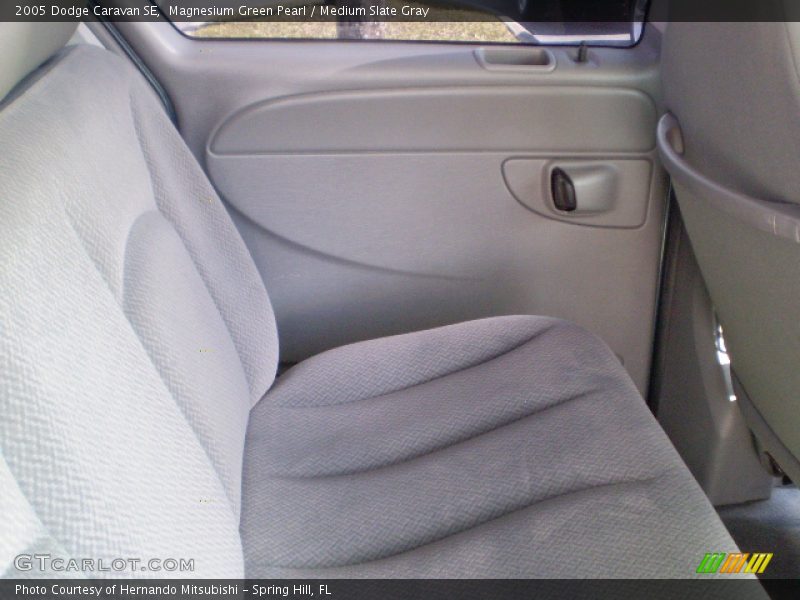 Magnesium Green Pearl / Medium Slate Gray 2005 Dodge Caravan SE