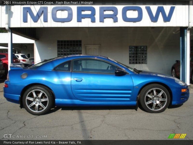 Flash Blue Pearl / Midnight 2003 Mitsubishi Eclipse GTS Coupe