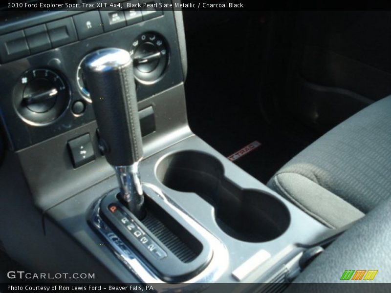 Black Pearl Slate Metallic / Charcoal Black 2010 Ford Explorer Sport Trac XLT 4x4