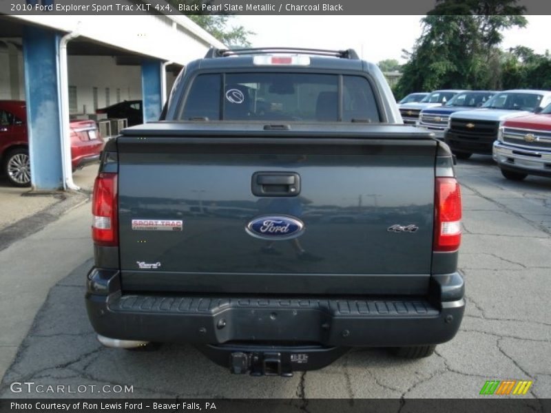 Black Pearl Slate Metallic / Charcoal Black 2010 Ford Explorer Sport Trac XLT 4x4