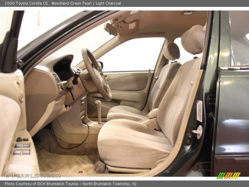 Woodland Green Pearl / Light Charcoal 2000 Toyota Corolla CE