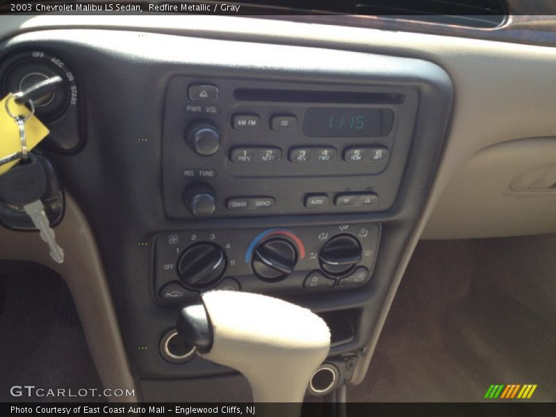 Redfire Metallic / Gray 2003 Chevrolet Malibu LS Sedan