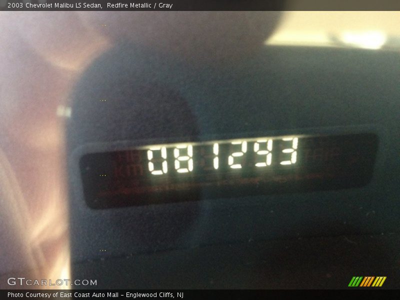 Redfire Metallic / Gray 2003 Chevrolet Malibu LS Sedan