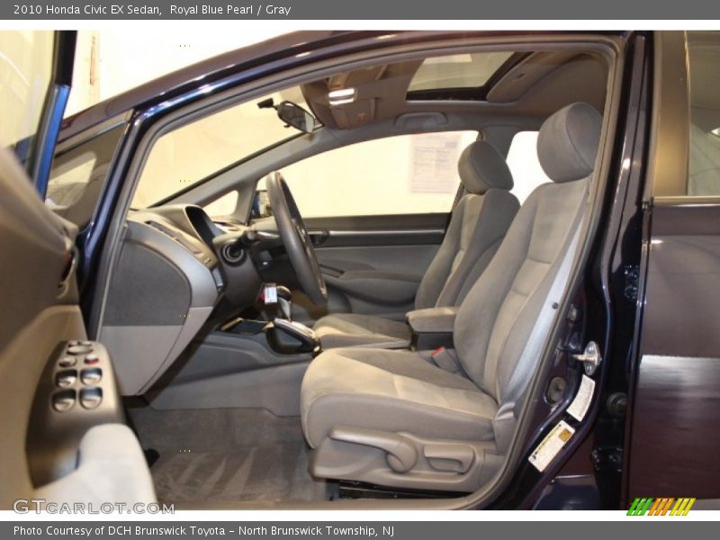 Royal Blue Pearl / Gray 2010 Honda Civic EX Sedan