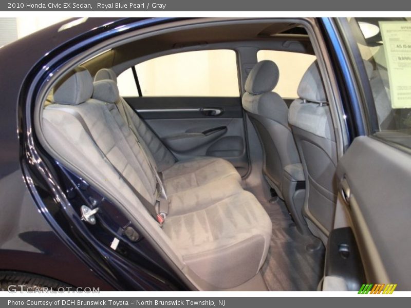 Royal Blue Pearl / Gray 2010 Honda Civic EX Sedan