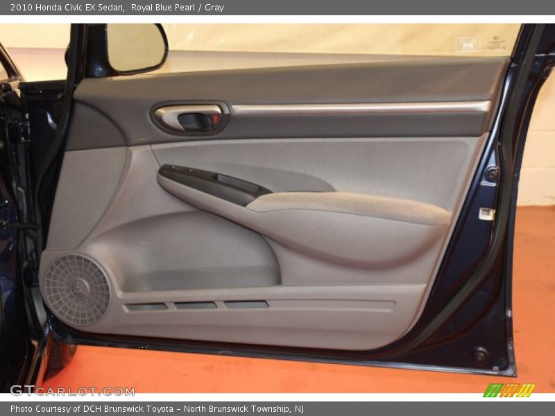 Royal Blue Pearl / Gray 2010 Honda Civic EX Sedan