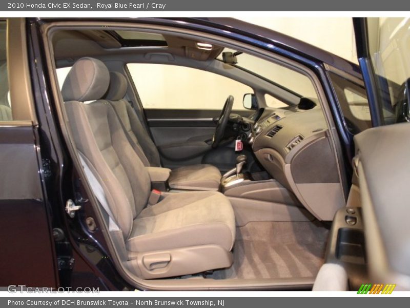 Royal Blue Pearl / Gray 2010 Honda Civic EX Sedan