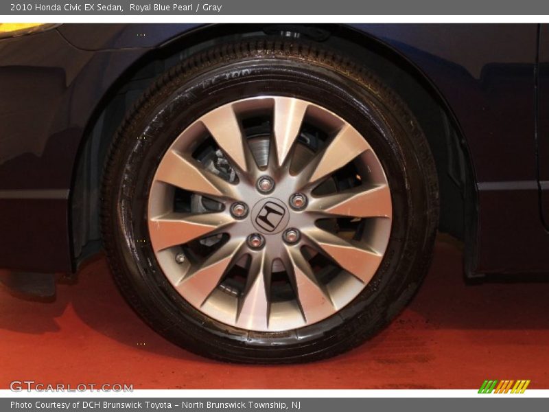 Royal Blue Pearl / Gray 2010 Honda Civic EX Sedan