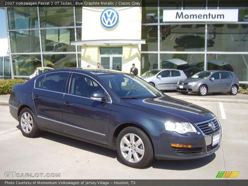 Blue Graphite Metallic / Classic Grey 2007 Volkswagen Passat 2.0T Sedan