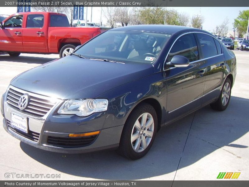 Blue Graphite Metallic / Classic Grey 2007 Volkswagen Passat 2.0T Sedan