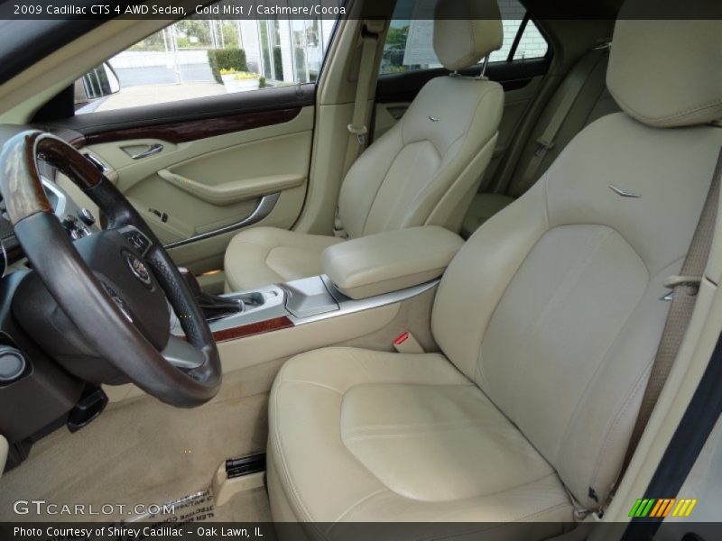 Gold Mist / Cashmere/Cocoa 2009 Cadillac CTS 4 AWD Sedan