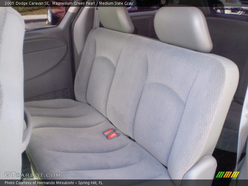 Magnesium Green Pearl / Medium Slate Gray 2005 Dodge Caravan SE