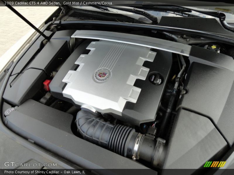 Gold Mist / Cashmere/Cocoa 2009 Cadillac CTS 4 AWD Sedan