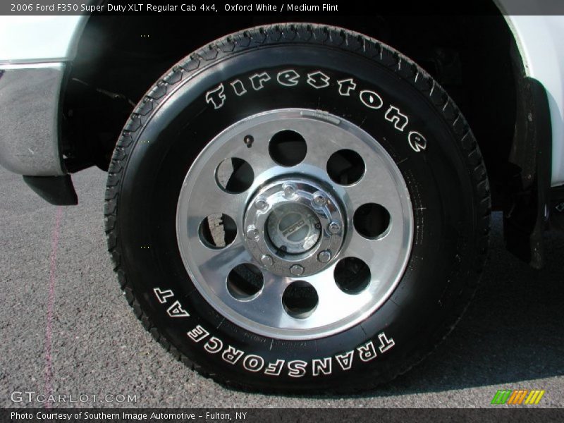 Oxford White / Medium Flint 2006 Ford F350 Super Duty XLT Regular Cab 4x4