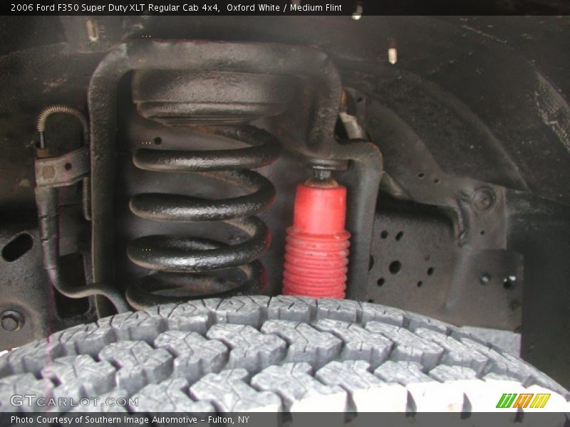 Oxford White / Medium Flint 2006 Ford F350 Super Duty XLT Regular Cab 4x4