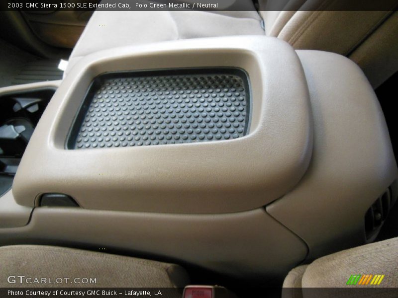 Polo Green Metallic / Neutral 2003 GMC Sierra 1500 SLE Extended Cab