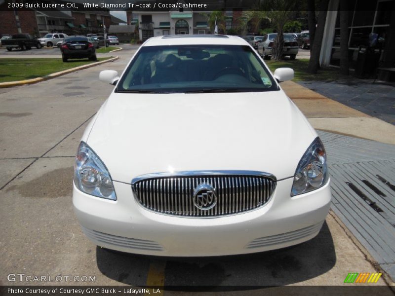 White Diamond Tri-coat / Cocoa/Cashmere 2009 Buick Lucerne CXL