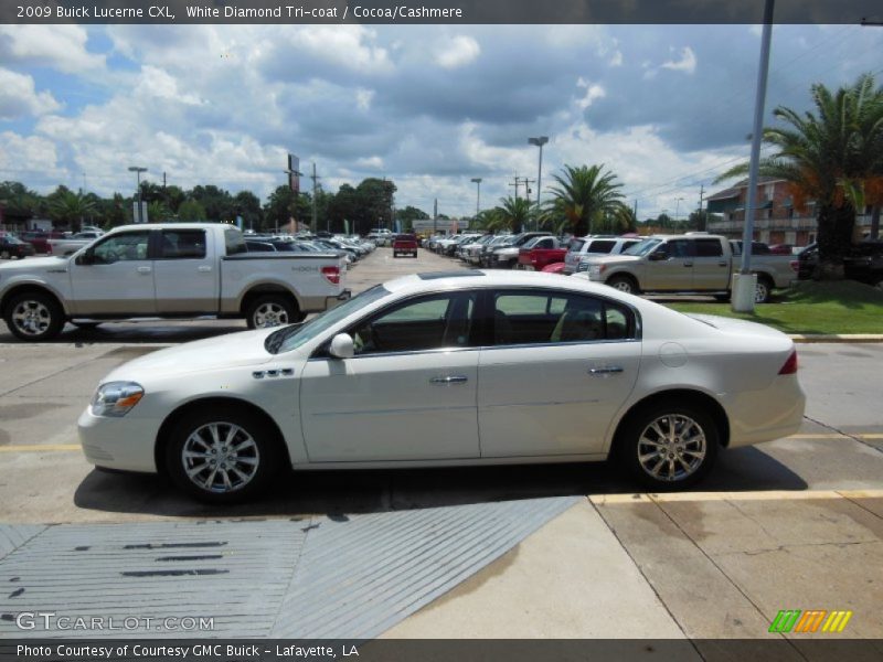 White Diamond Tri-coat / Cocoa/Cashmere 2009 Buick Lucerne CXL