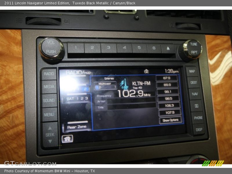 Audio System of 2011 Navigator Limited Edition