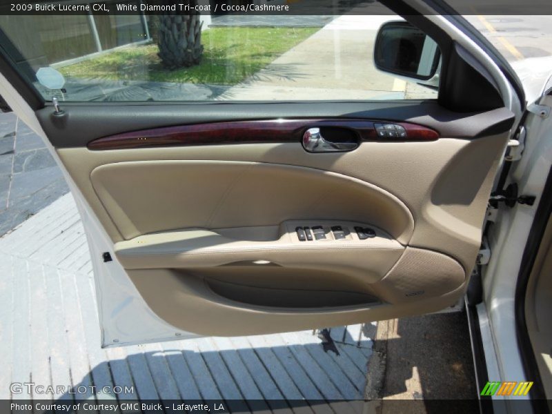 White Diamond Tri-coat / Cocoa/Cashmere 2009 Buick Lucerne CXL
