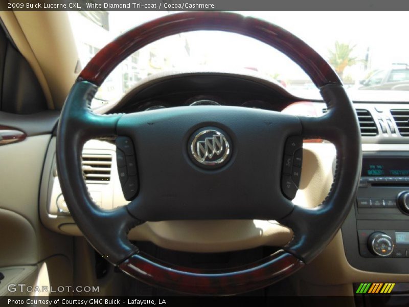 White Diamond Tri-coat / Cocoa/Cashmere 2009 Buick Lucerne CXL