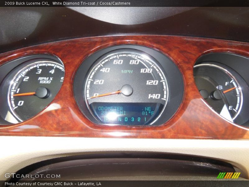 White Diamond Tri-coat / Cocoa/Cashmere 2009 Buick Lucerne CXL