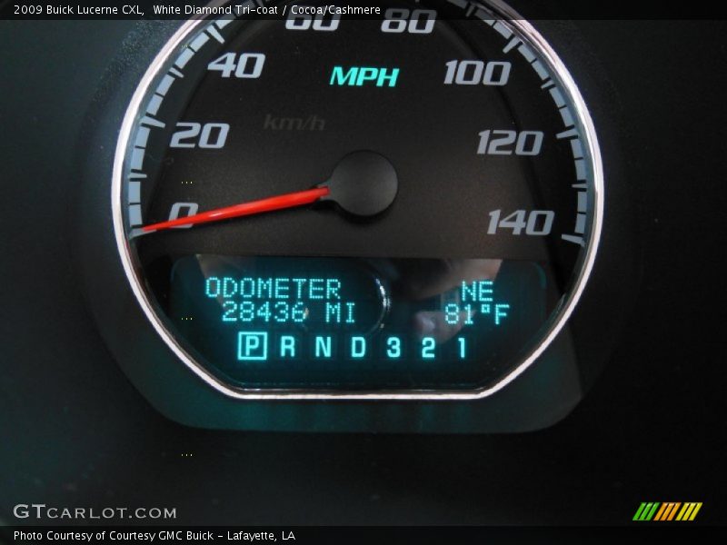 White Diamond Tri-coat / Cocoa/Cashmere 2009 Buick Lucerne CXL