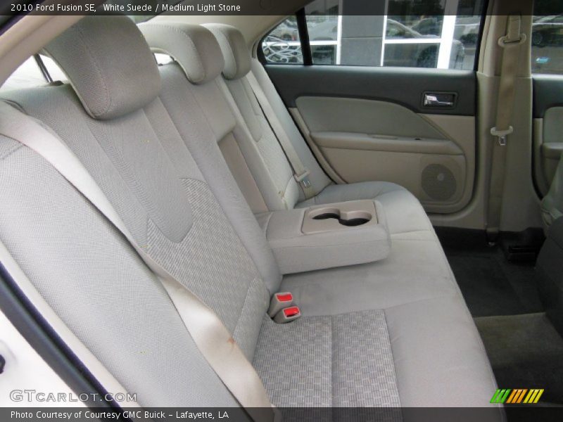 White Suede / Medium Light Stone 2010 Ford Fusion SE