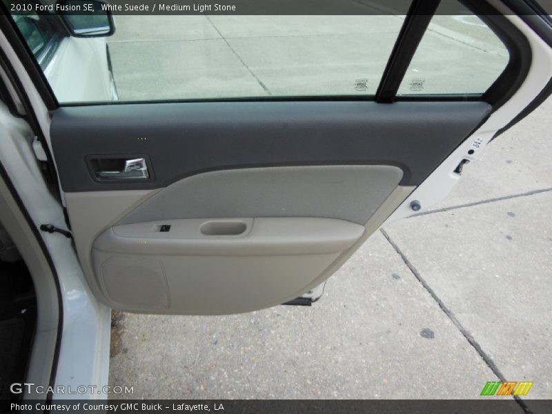 White Suede / Medium Light Stone 2010 Ford Fusion SE