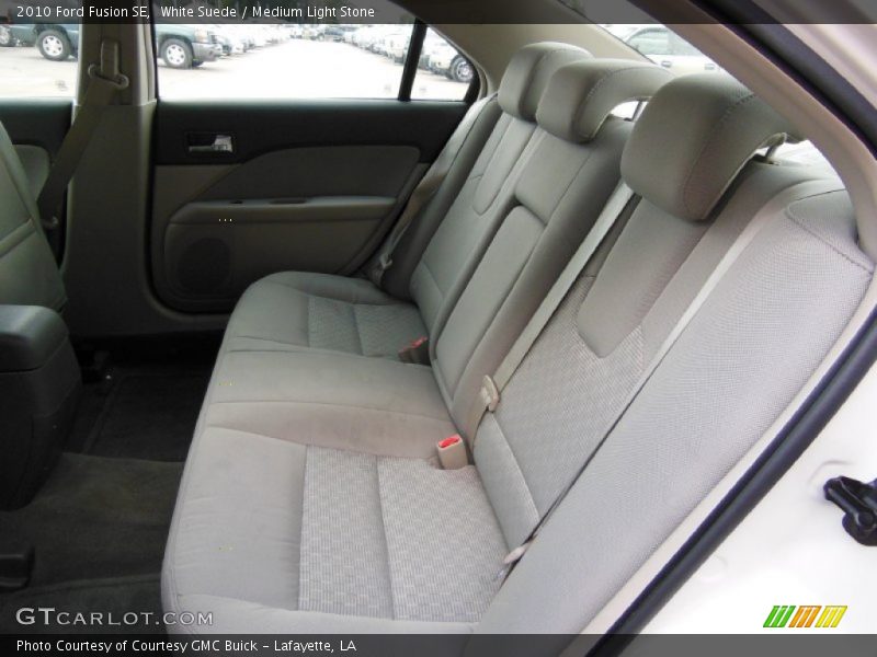 White Suede / Medium Light Stone 2010 Ford Fusion SE