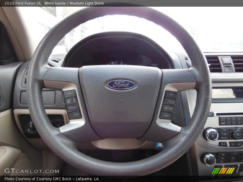 White Suede / Medium Light Stone 2010 Ford Fusion SE