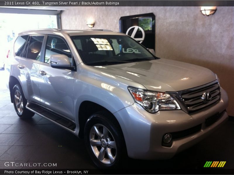 Tungsten Silver Pearl / Black/Auburn Bubinga 2011 Lexus GX 460