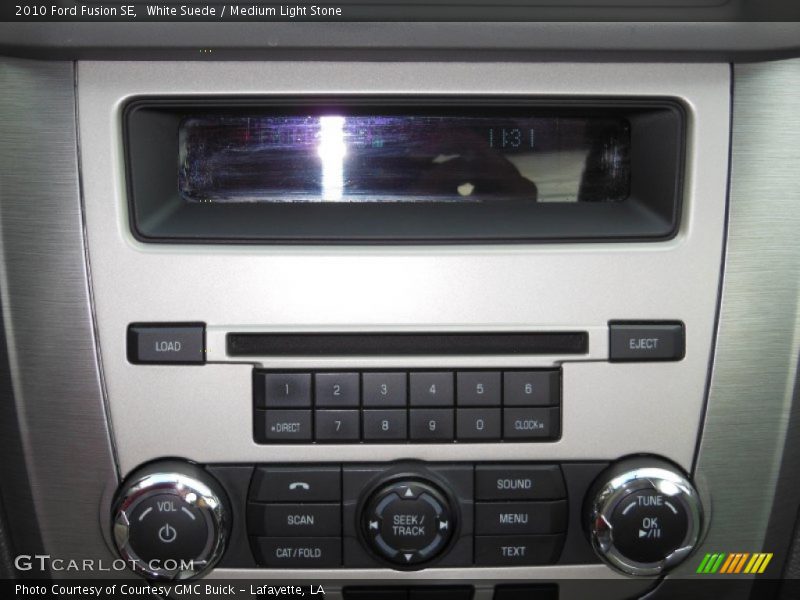 White Suede / Medium Light Stone 2010 Ford Fusion SE