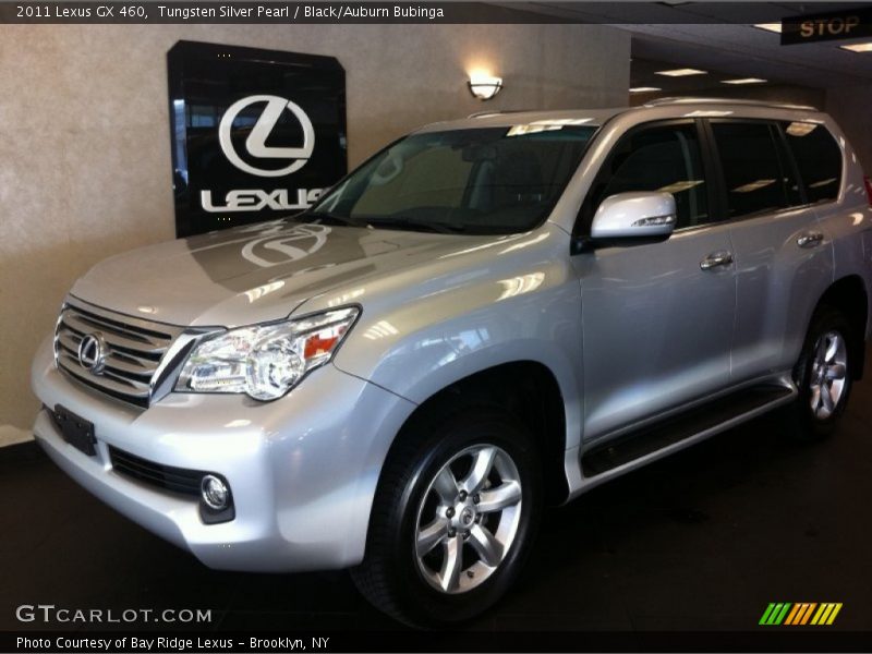 Tungsten Silver Pearl / Black/Auburn Bubinga 2011 Lexus GX 460
