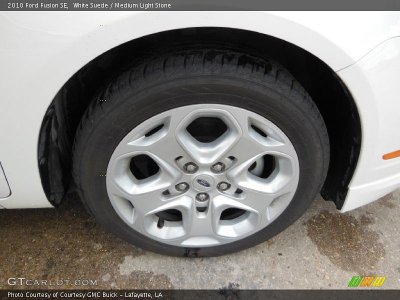 White Suede / Medium Light Stone 2010 Ford Fusion SE