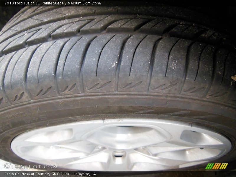 White Suede / Medium Light Stone 2010 Ford Fusion SE