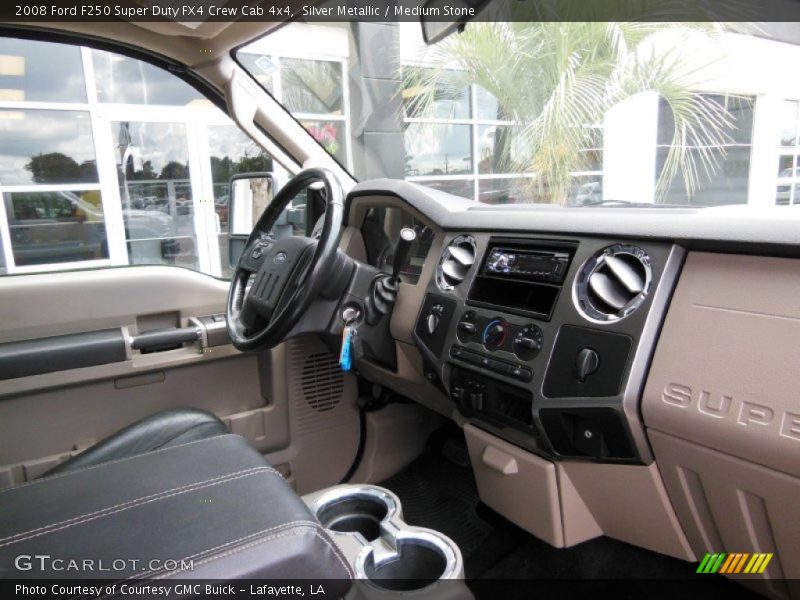 Silver Metallic / Medium Stone 2008 Ford F250 Super Duty FX4 Crew Cab 4x4