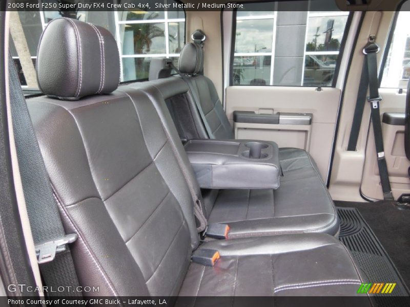 Silver Metallic / Medium Stone 2008 Ford F250 Super Duty FX4 Crew Cab 4x4