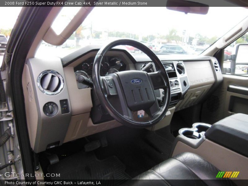Silver Metallic / Medium Stone 2008 Ford F250 Super Duty FX4 Crew Cab 4x4