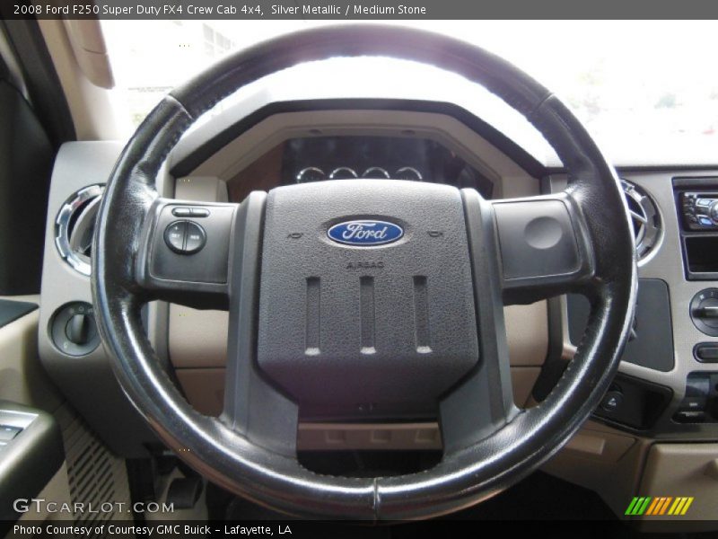  2008 F250 Super Duty FX4 Crew Cab 4x4 Steering Wheel