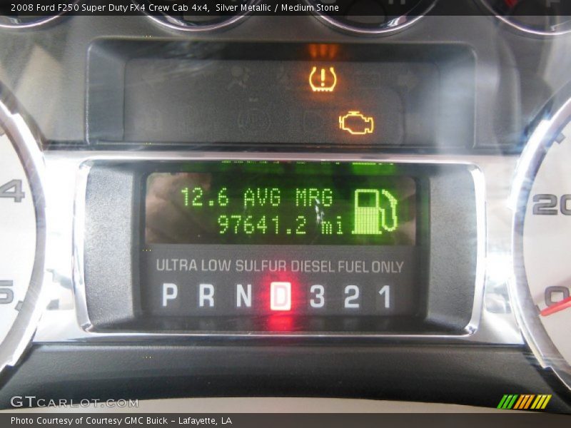 Silver Metallic / Medium Stone 2008 Ford F250 Super Duty FX4 Crew Cab 4x4