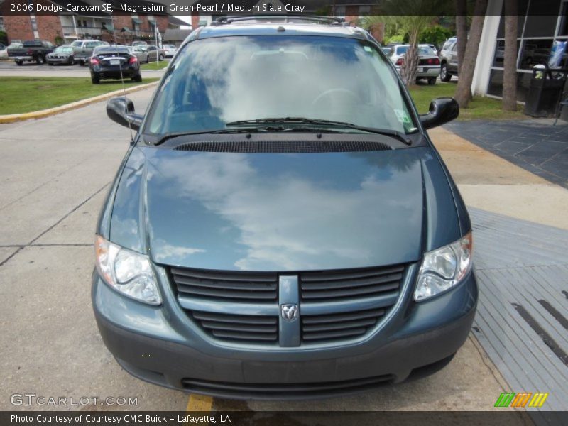 Magnesium Green Pearl / Medium Slate Gray 2006 Dodge Caravan SE