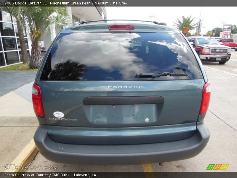 Magnesium Green Pearl / Medium Slate Gray 2006 Dodge Caravan SE