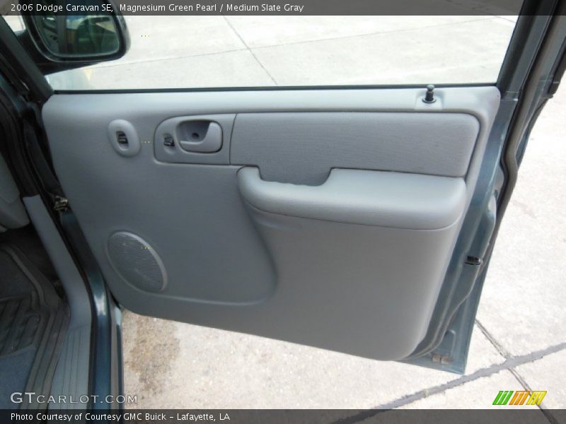 Magnesium Green Pearl / Medium Slate Gray 2006 Dodge Caravan SE