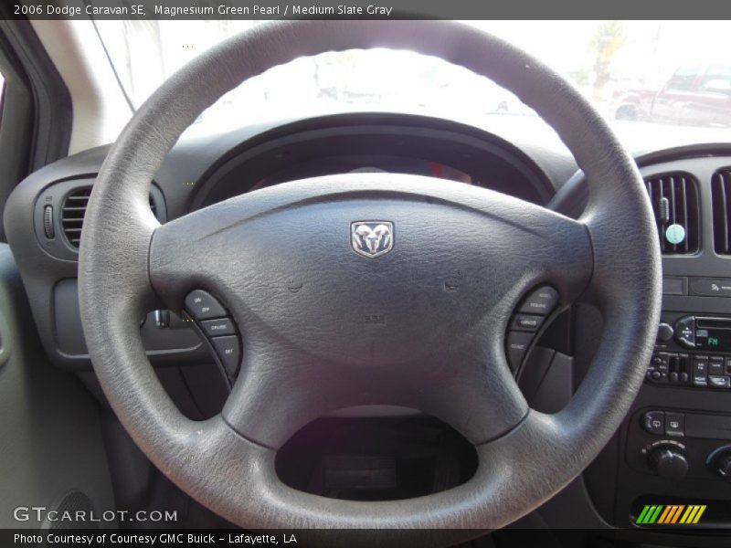 Magnesium Green Pearl / Medium Slate Gray 2006 Dodge Caravan SE