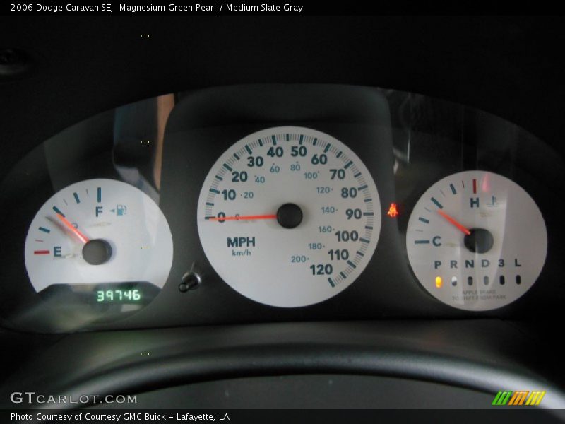 Magnesium Green Pearl / Medium Slate Gray 2006 Dodge Caravan SE