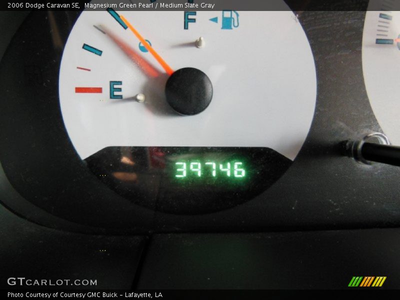 Magnesium Green Pearl / Medium Slate Gray 2006 Dodge Caravan SE