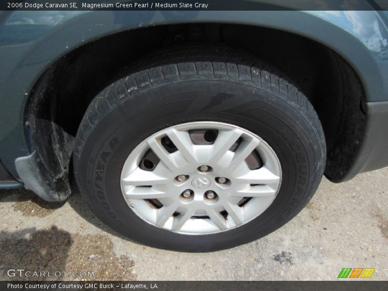 Magnesium Green Pearl / Medium Slate Gray 2006 Dodge Caravan SE